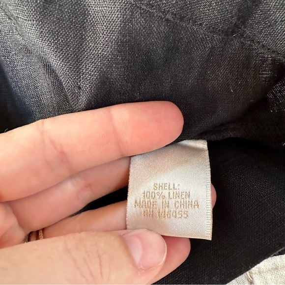 Gold Hawk Linen Army Cargo Jacket Small S NEW NWOT - Picture 5 of 9